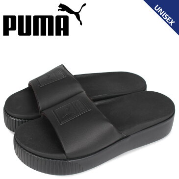 PUMA プーマ プラットフォーム スライド サンダル スライドサンダル メンズ レディース 厚底 PLATFORM SLIDE ブラック 黒 36612110