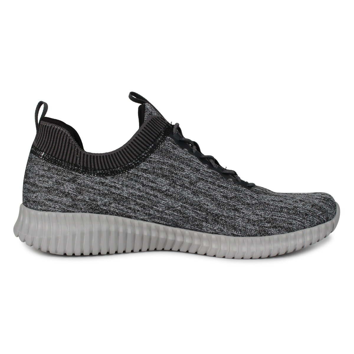 【最大1000円OFFクーポン】 SKECHERS スケッチャーズ スニーカー メンズ エリート フレックス ELITE FLEX HARTNELL グレー 52642