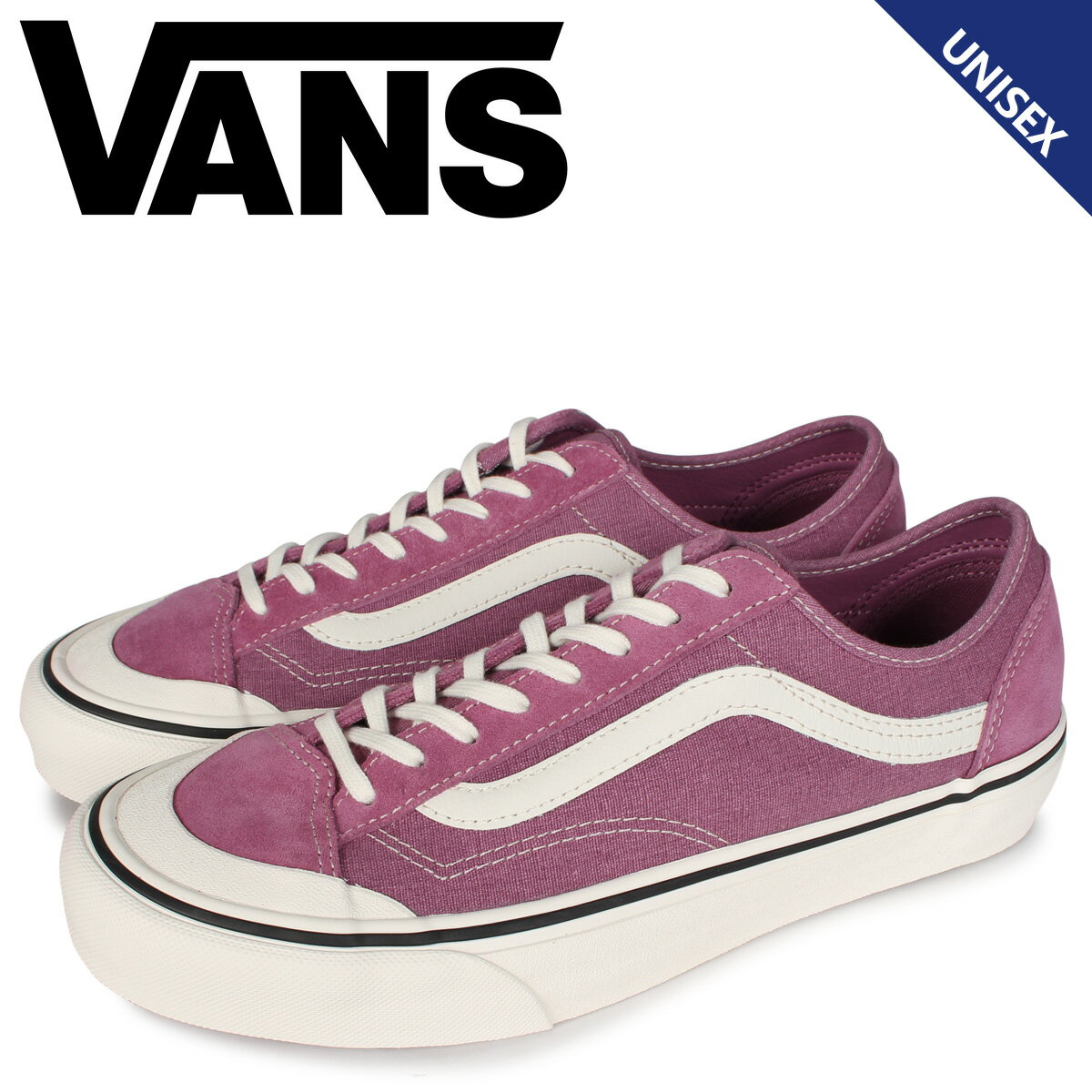 ヴァンズ VANS スタイル36 デコン スニーカー メンズ レディース バンズ STYLE 36 DECON SF パープル VN0A3MVLXP8