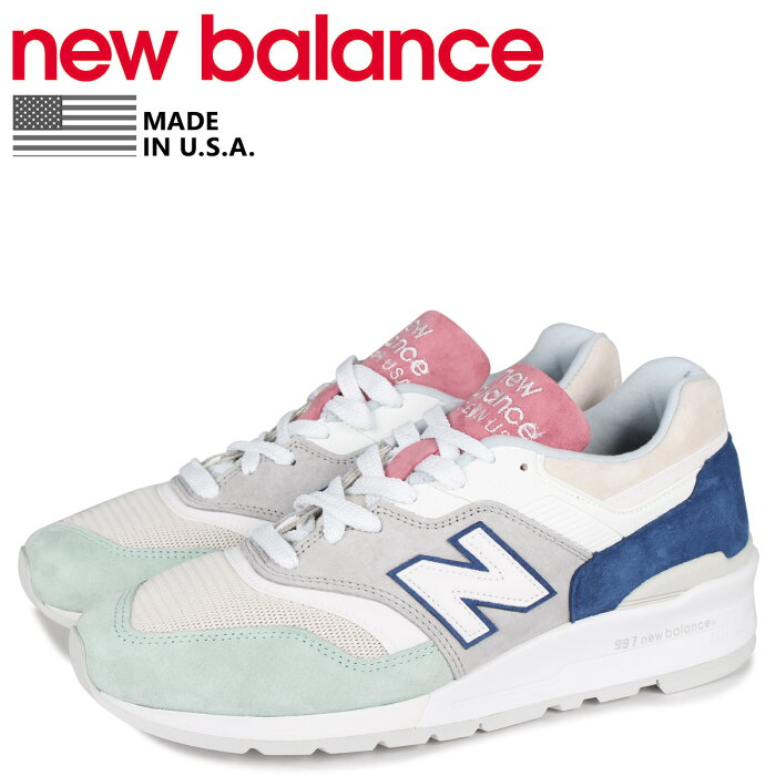 【最大1000円OFFクーポン】 new balance ニューバランス 997 スニーカー メンズ Dワイズ MADE IN USA ホワイト 白 M997SOA