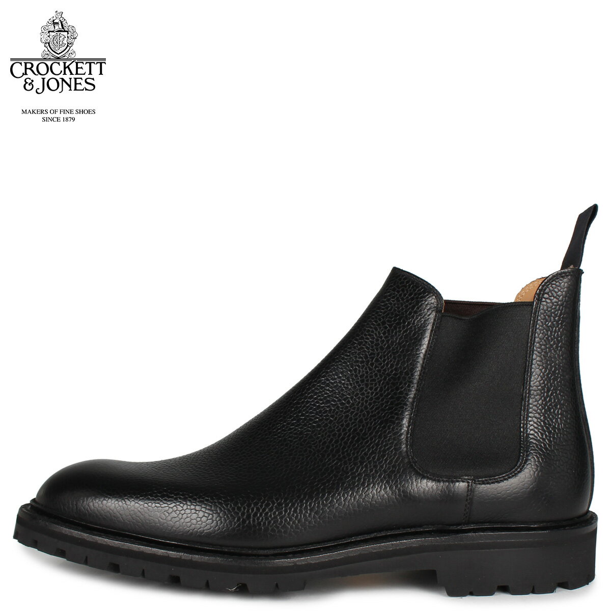 CROCKETT JONES クロケット ジョーンズ チェルシー11 ブーツ サイドゴアブーツ チェルシー メンズ CHELSEA11 Eワイズ ブラック 黒 26449A-G01U2