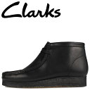 yő1000~OFFN[|zzz Clarks N[NX r[ u[c Y WALLABEE BOOT ubN  26155512