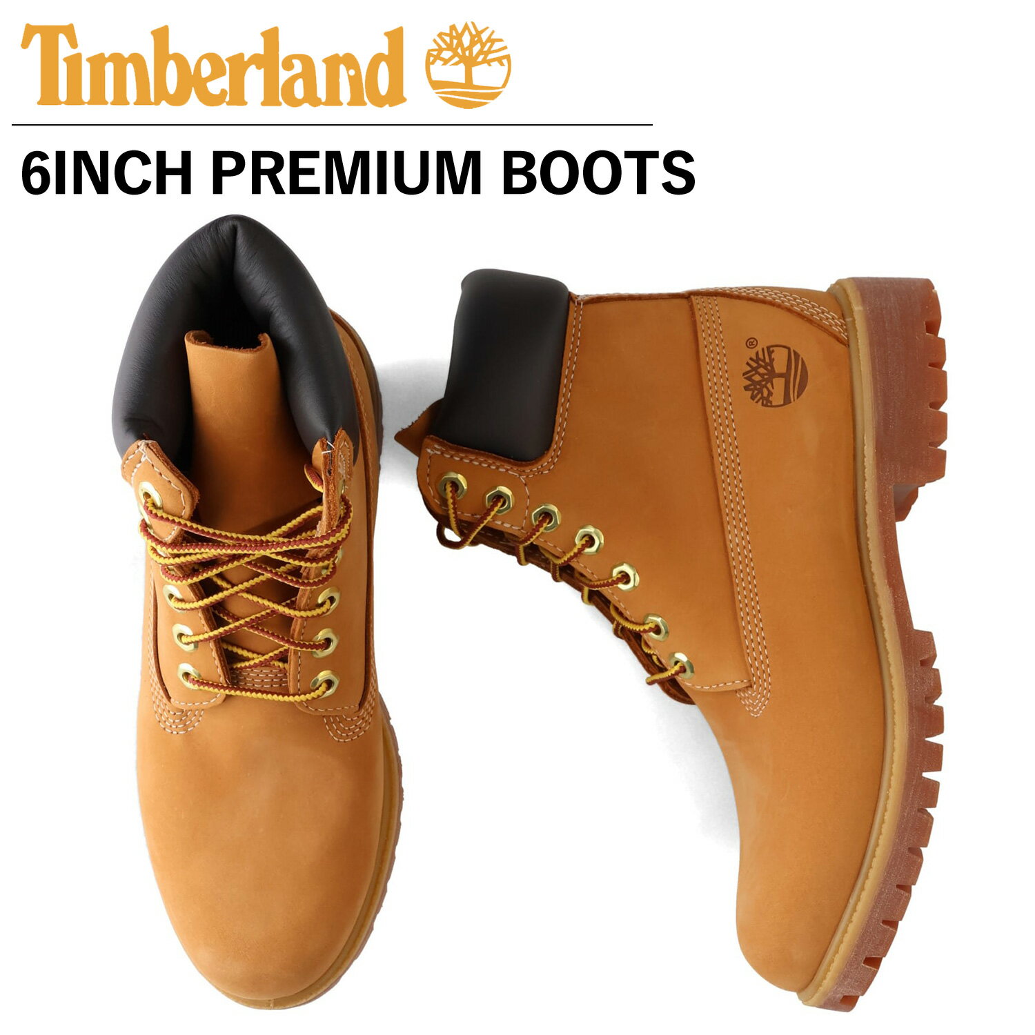 ティンバーランド Timberland ティンバーランド ブーツ メンズ 6インチ MENS 6-INCH PREMIUM WATERPROOF BOOTS イエロー 10061