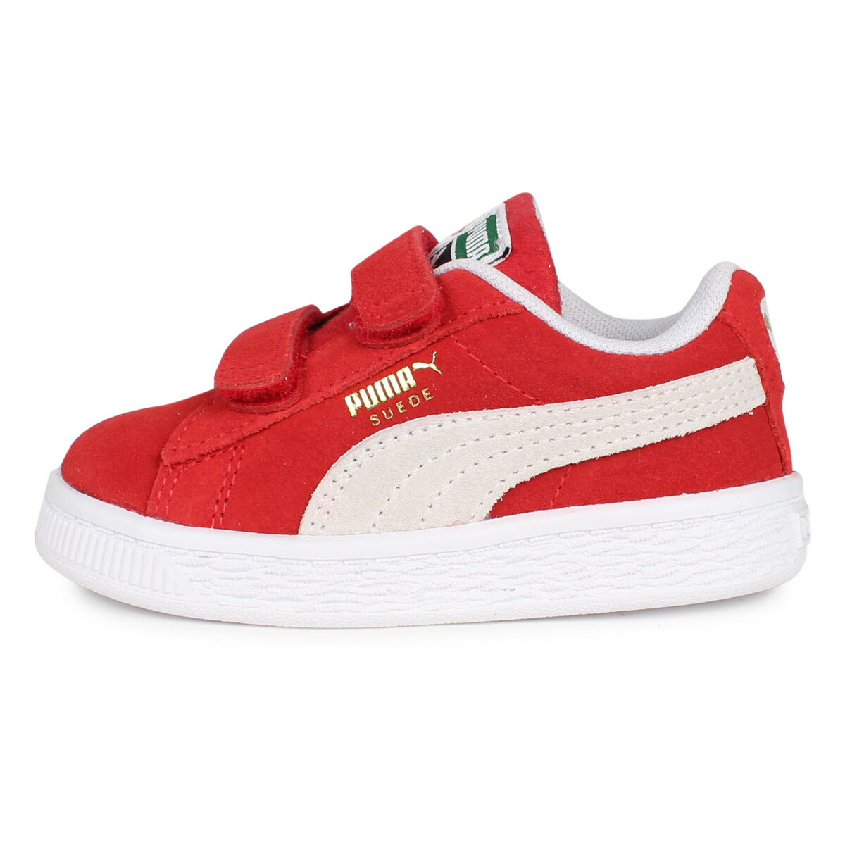 プーマ PUMA スウェード クラシック スニーカー ベビー キッズ スエード ベルクロ SUEDE CLASSIC 21 V INF レッド 380564-02