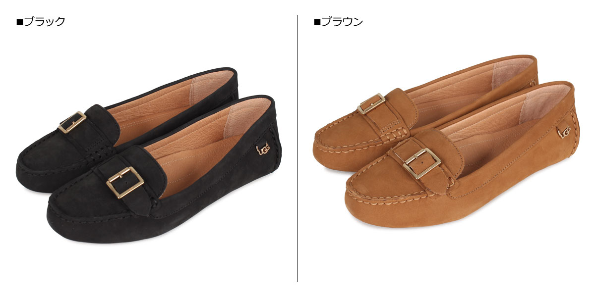 【最大1000円OFFクーポン】 アグ UGG モカシン スリッポン ラッセル レディース LASSELL ブラック ブラウン 黒 1119818