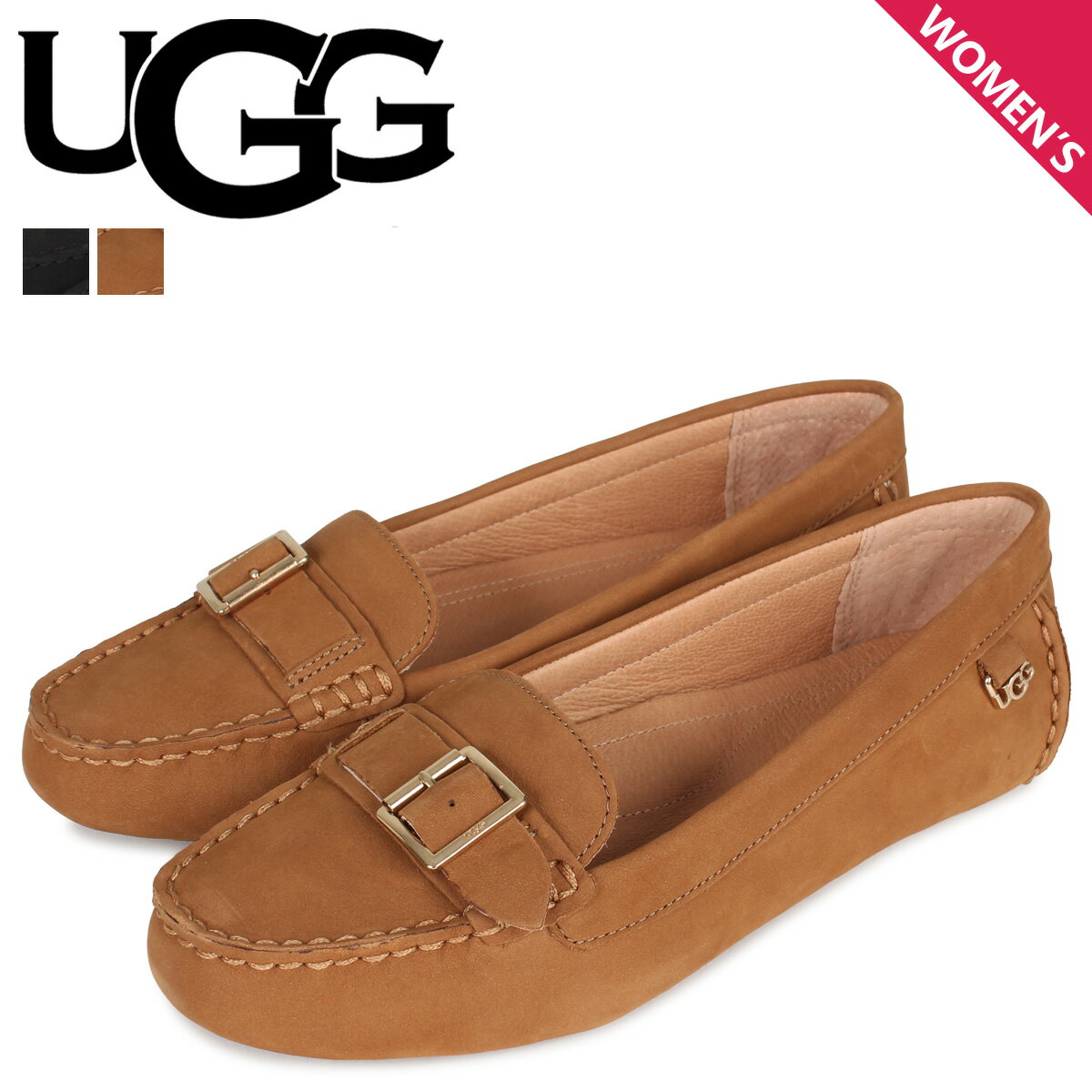 【最大1000円OFFクーポン】 アグ UGG モカシン スリッポン ラッセル レディース LASSELL ブラック ブラウン 黒 1119818