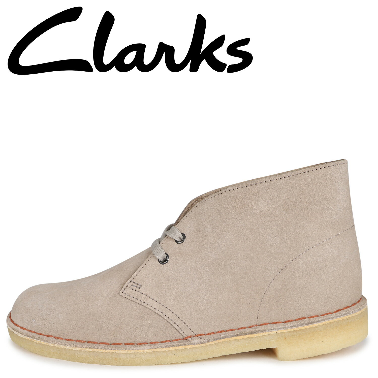 【最大1000円OFFクーポン配布中】 Clarks クラークス デザートブーツ ブーツ メンズ スエード DESERT BOOT ベージュ 26155527