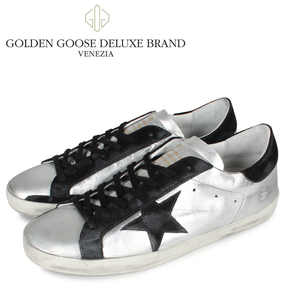 Golden Goose ゴールデングース スーパースター スニーカー メンズ SUPERSTAR SNEAKER シルバー GMF00101.F000312