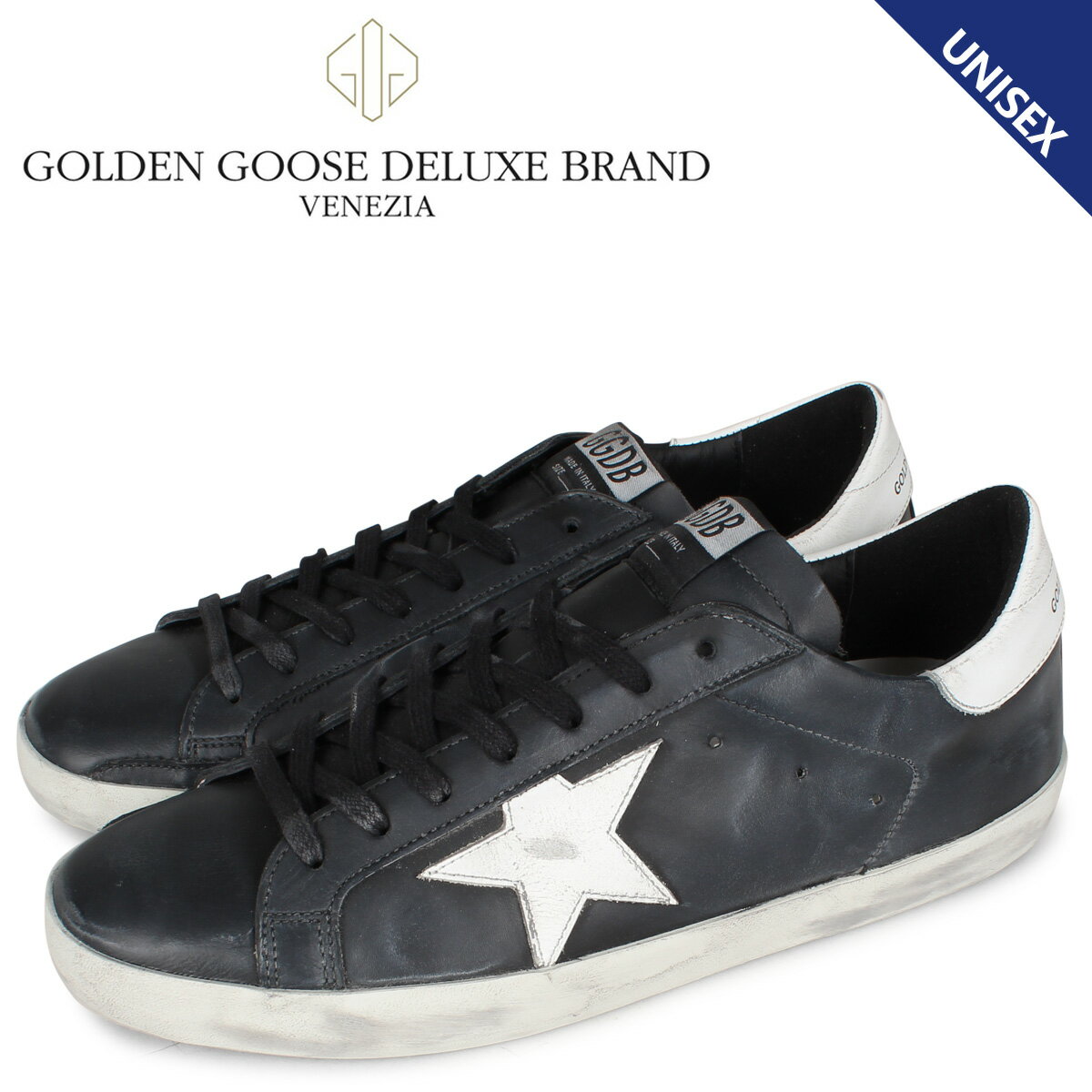 Golden Goose ゴールデングース スーパースター スニーカー メンズ レディース SUPERSTAR SNEAKER ブラック 黒 GMF00101.F000321