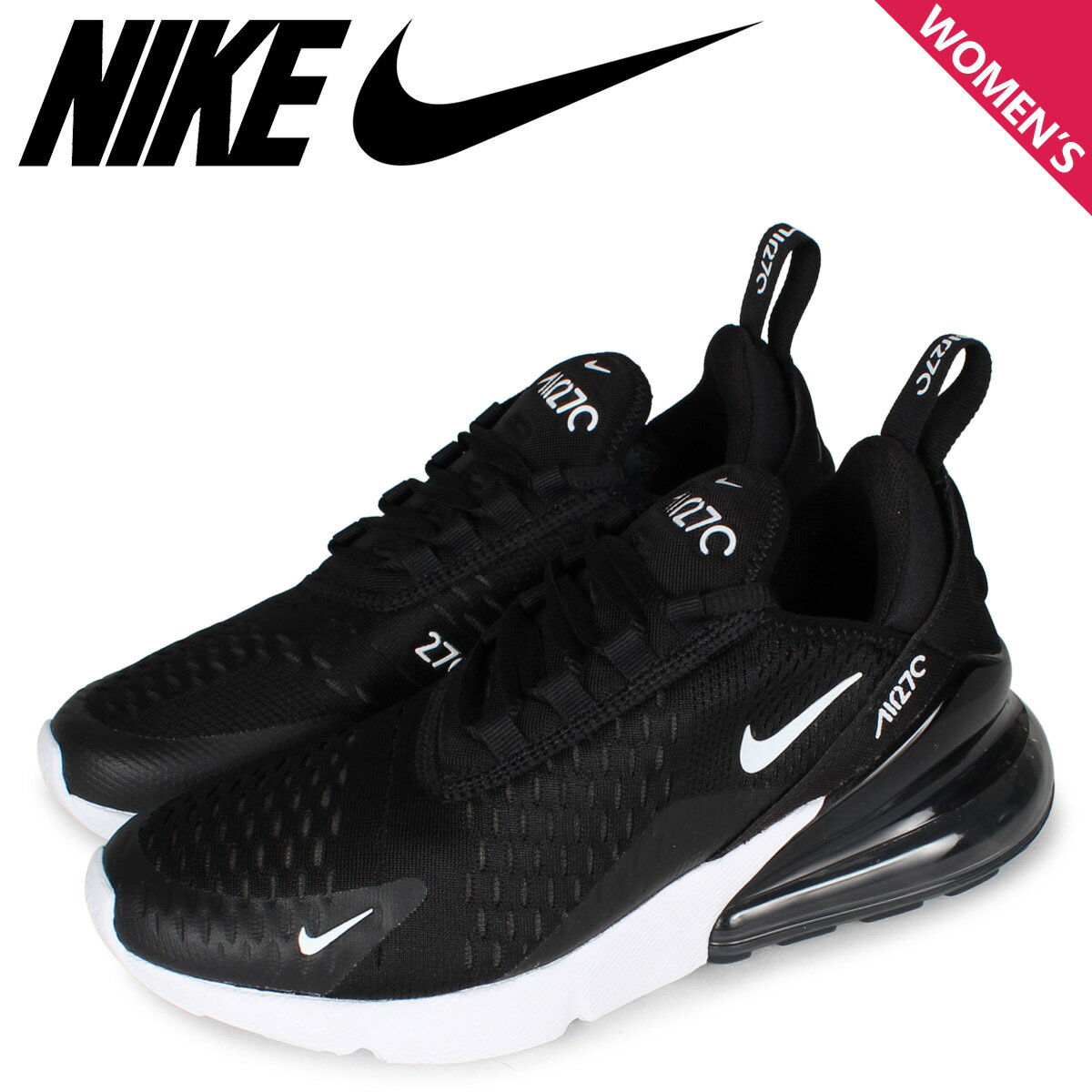 NIKE ナイキ エアマックス270 スニーカー レディース WMNS AIR MAX 270 ブラック 黒 AH6789-001