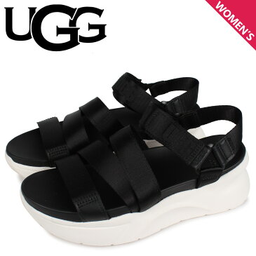 【最大1000円OFFクーポン】 アグ UGG ショアーズ サンダル ストラップサンダル スポーツサンダル レディース 厚底 LA SHORES ブラック 黒 1118499