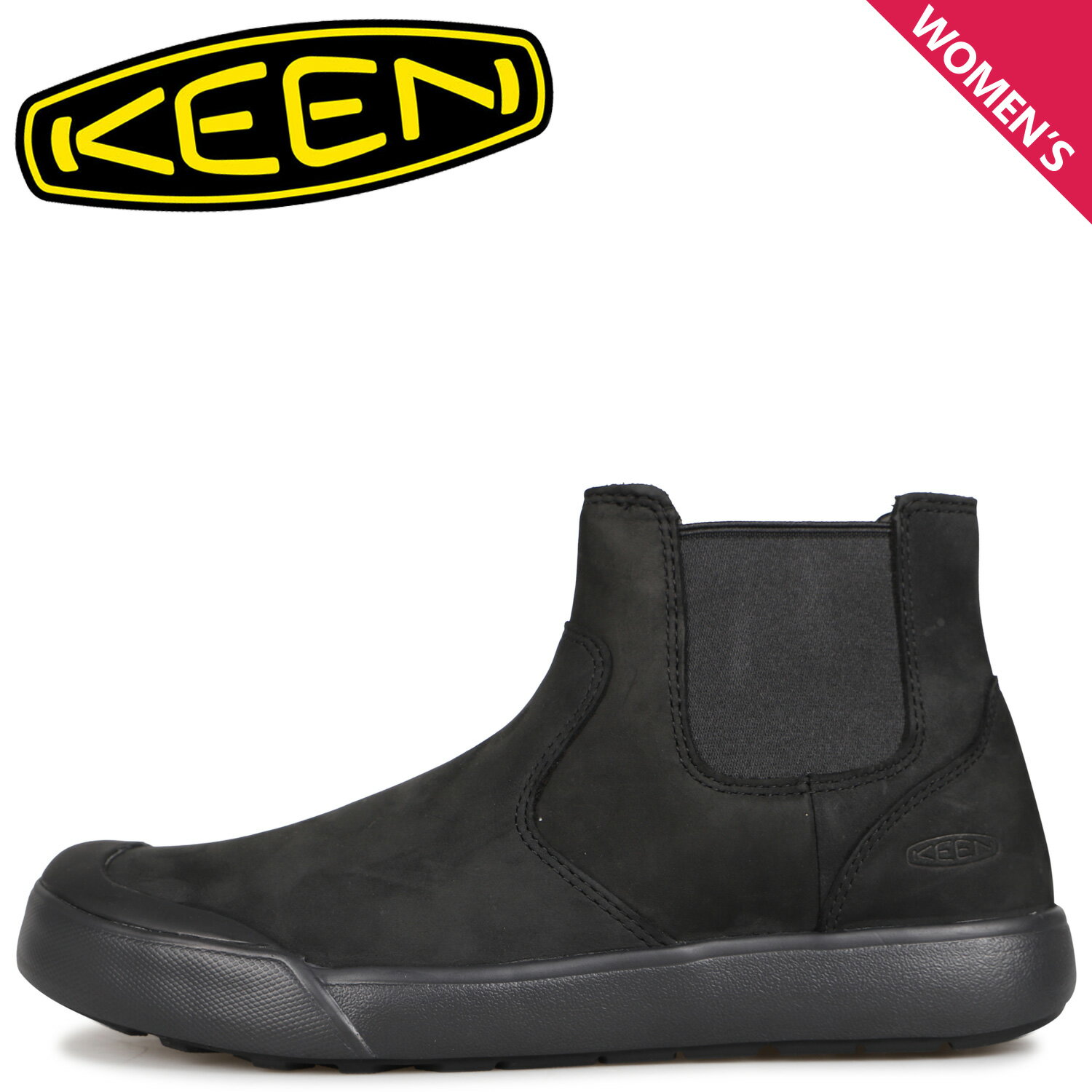 キーン ブーツ レディース キーン KEEN ブーツ レディース エレナ チェルシー ELENA CHELSEA ブラック 黒 1022030