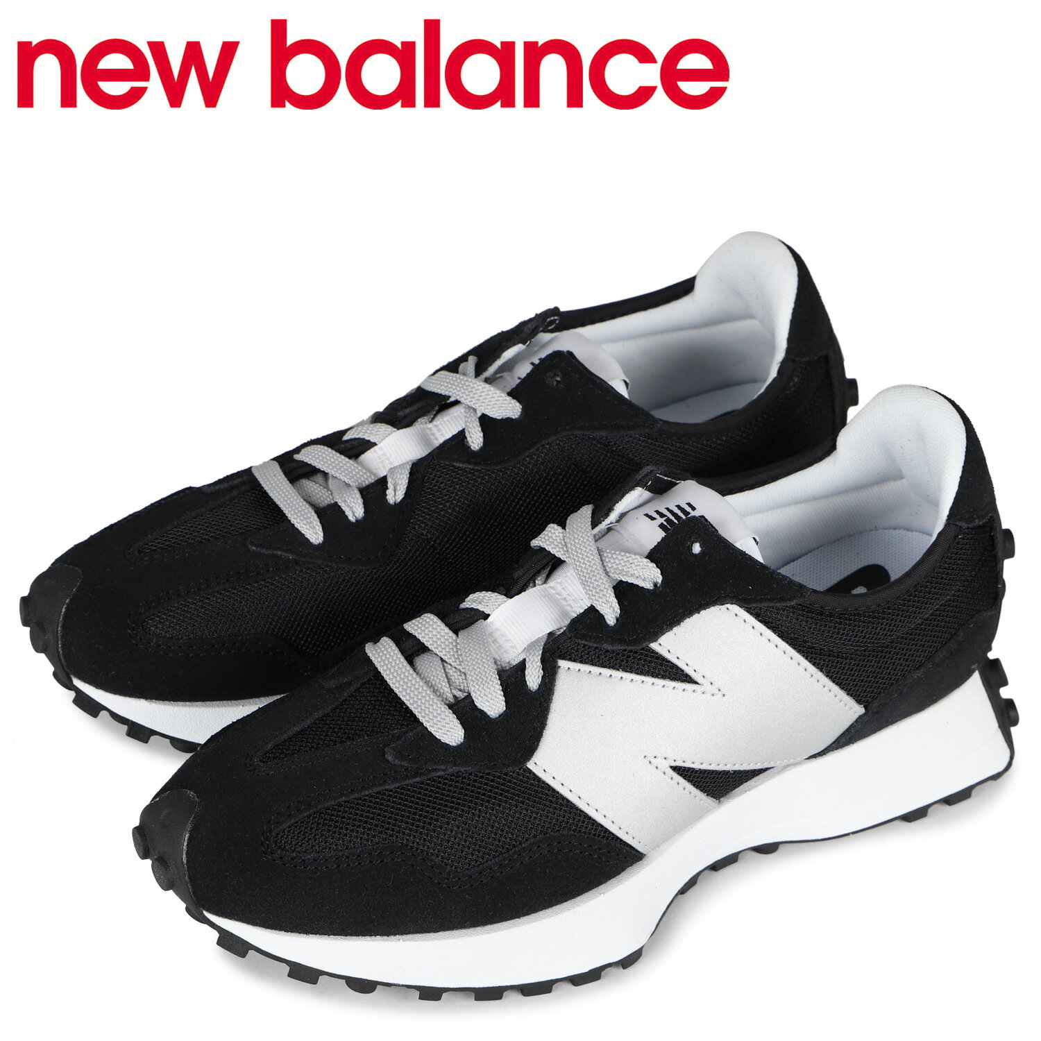 new balance ニューバランス 327 スニーカー メンズ Dワイズ ブラック 黒 MS327MM1