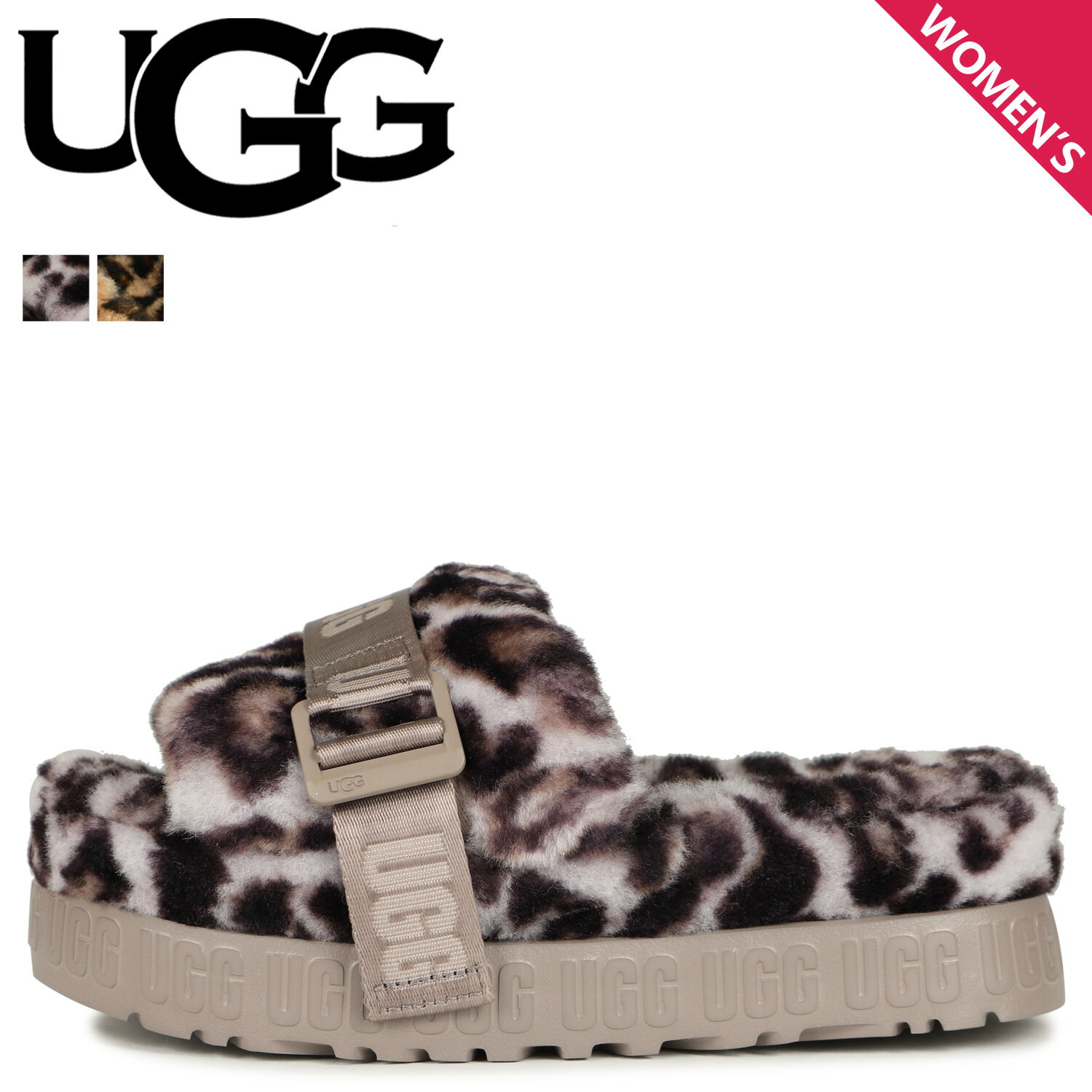 【最大1000円OFFクーポン配布中】 アグ UGG サンダル レディース ファー フラッフィータ FLUFFITA PANTHER PRINT 1122556のサムネイル