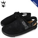  シャカ SHAKA サンダル メンズ レディース スナッグ クロッグ スエード SNUG CLOG SUEDE ブラック 黒 433206