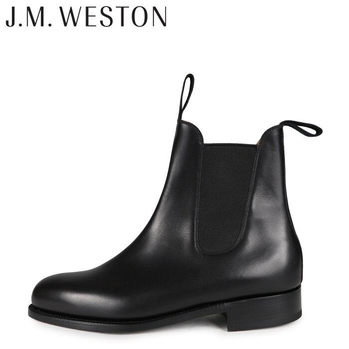J.M.WESTON ジェイエムウェストン サイドゴア ブーツ チェルシーブーツ メンズ 本革 CHELSEA BOOTS 705 Dワイズ ブラック 黒 11391017051F