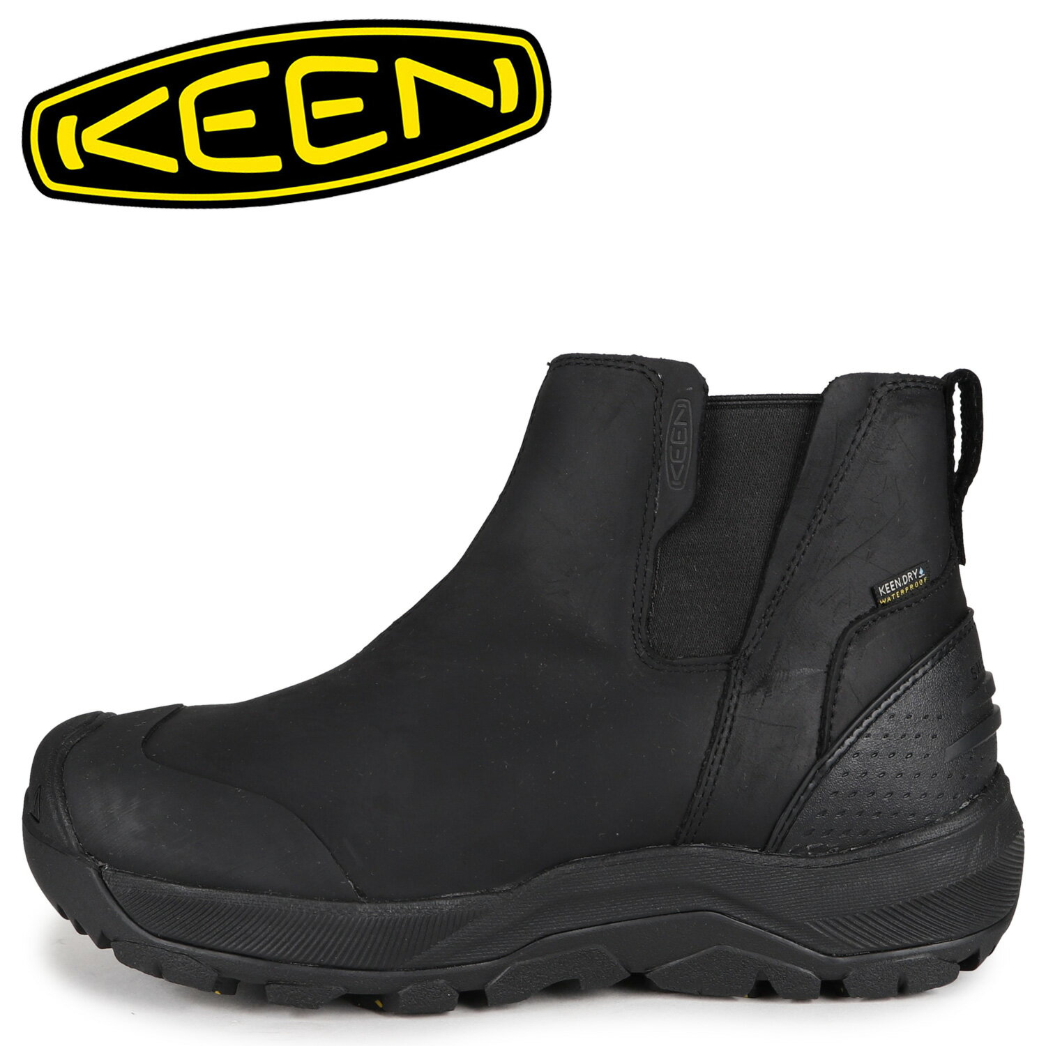 キーン KEEN ブーツ チェルシー レヴェル フォー メンズ 防水 REVEL IV CHELSEA ブラック 黒 1025671