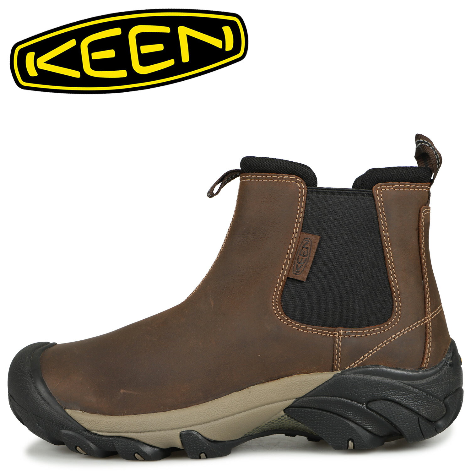 キーン サイドゴアブーツ メンズ 【最大1000円OFFクーポン配布中】 キーン KEEN ブーツ チェルシーブーツ サイドゴア ターギー ツー メンズ TARGHEE 2 CHELSEA ブラウン 1025869