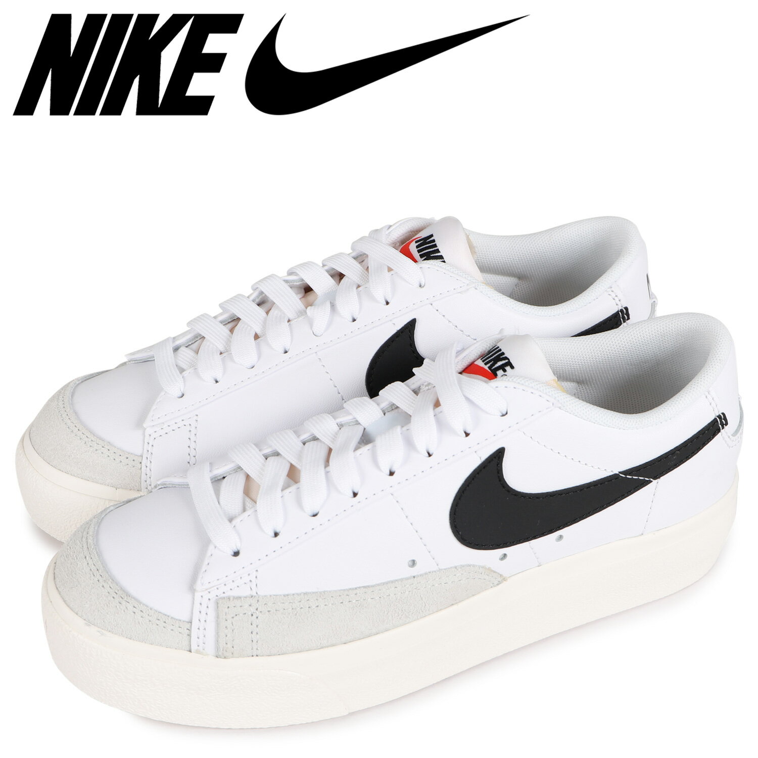 NIKE ナイキ ブレザー スニーカー レディース 厚底 ブレイザー ブレーザー W BLAZER LOW PLATFORM ホワイト 白 DJ0292-101