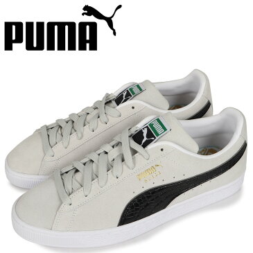 【最大1000円OFFクーポン】 PUMA プーマ スウェード クロック スニーカー メンズ スエード SUEDE CROC ホワイト 白 384852-02