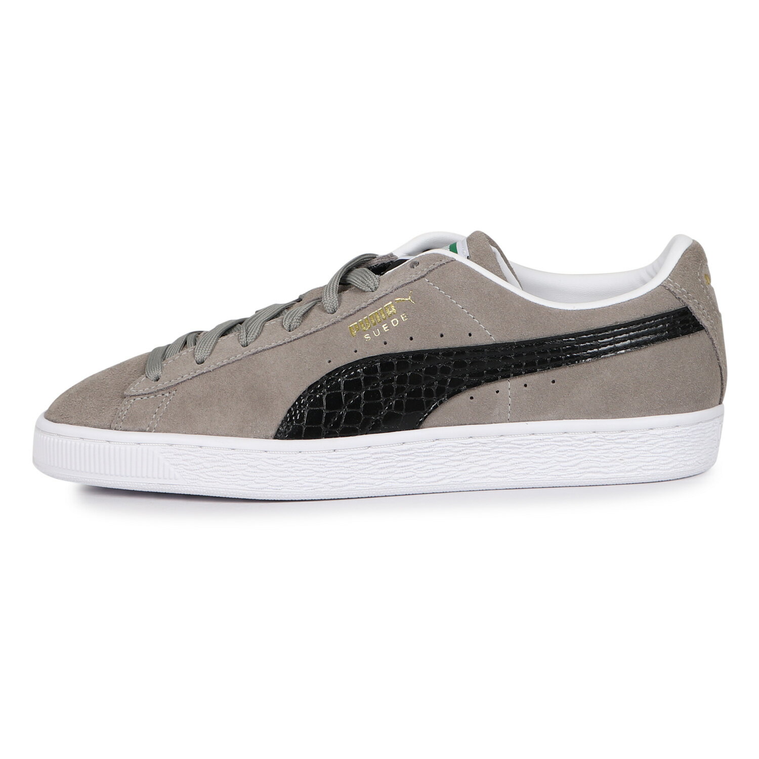 【最大1000円OFFクーポン】 PUMA プーマ スウェード クロック スニーカー メンズ スエード SUEDE CROC グレー 384852-04