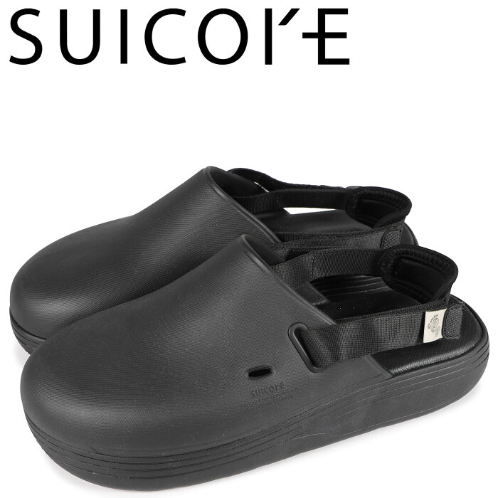 【最大1000円OFFクーポン】 SUICOKE スイコック サンダル クロッグサンダル カッポ メンズ 厚底 CAPPO ブラック 黒 OG-INJ-03