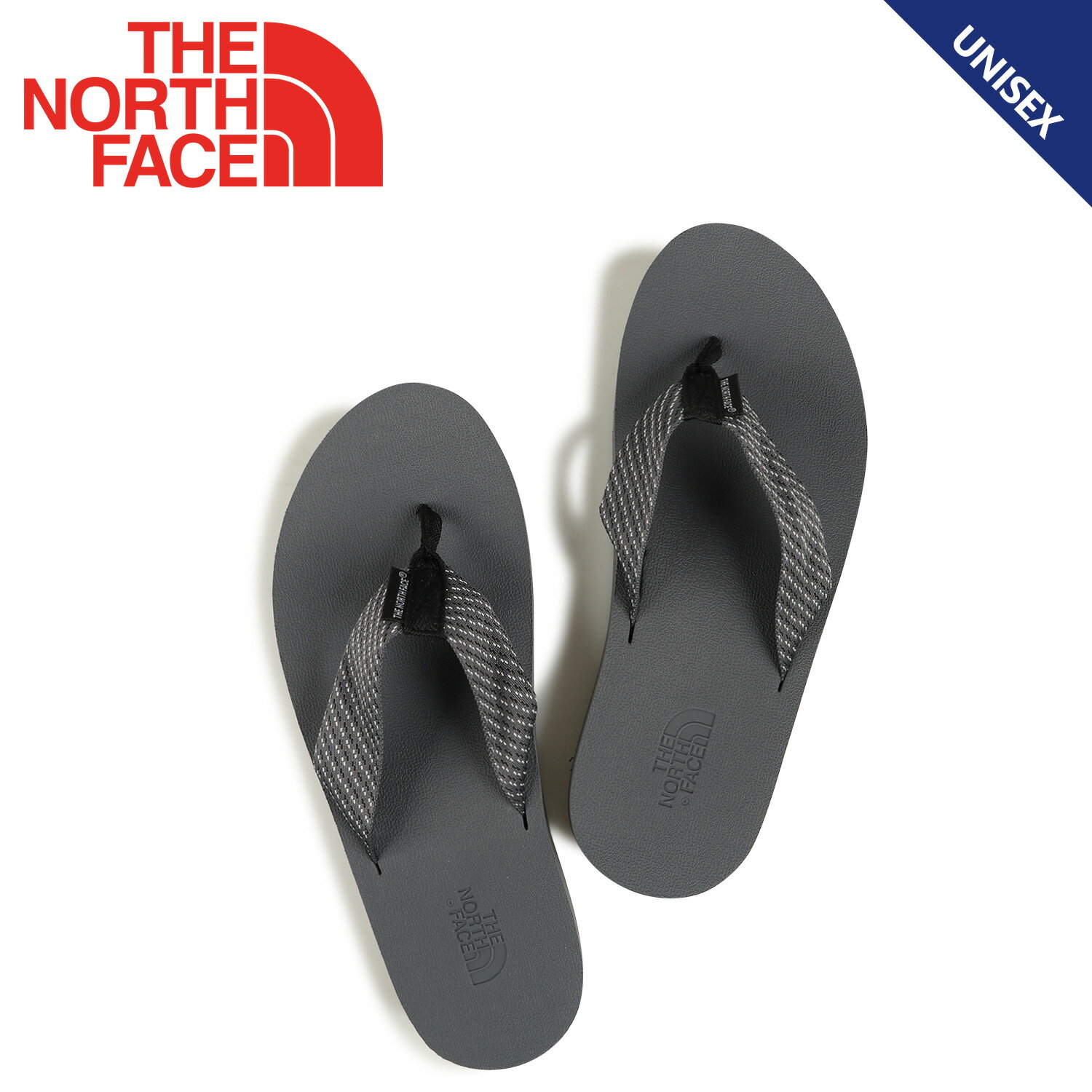 THE NORTH FACE ノースフェイス サンダル ビーチサンダル フラッフィー フリップ フロップ レペンテ メンズ レディース FLUFFY FLIP FLOP REPENTE グレー NF52252