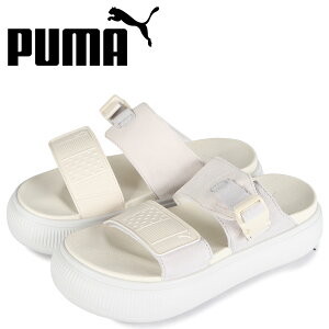 【最大1000円OFFクーポン配布中】 PUMA プーマ スウェード マユ ウィメンズ サンダル スライドサンダル レディース 厚底 スエード SUEDE MAYU SANDAL WMNS ベージュ 383380-02