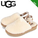 【最大1000円OFFクーポン配布中】 アグ UGG サンダル フラッフ イヤー クロッグ キッズ ファー FLUFF YEAH CLOG ホワイト 白 1123633K