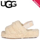  アグ UGG サンダル ストラップサンダル フラッフ イヤー ファズ シュガー レディース ファー FLUFF YEAH FUZZ SUGAR ベージュ 1130835