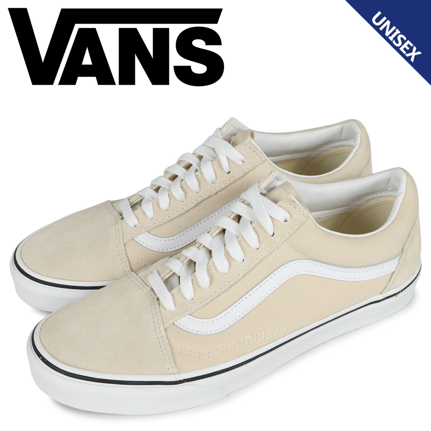 ヴァンズ VANS オールドスクール スニーカー メンズ レディース バンズ OLD SKOOL ベージュ VN0A5KRF8NL