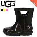 【最大1000円OFFクーポン配布中】 アグ UGG ブーツ レインブーツ 長靴 ドリズリータ ベビー キッズ ショート 軽量 防水 DRIZLITA ブラック...