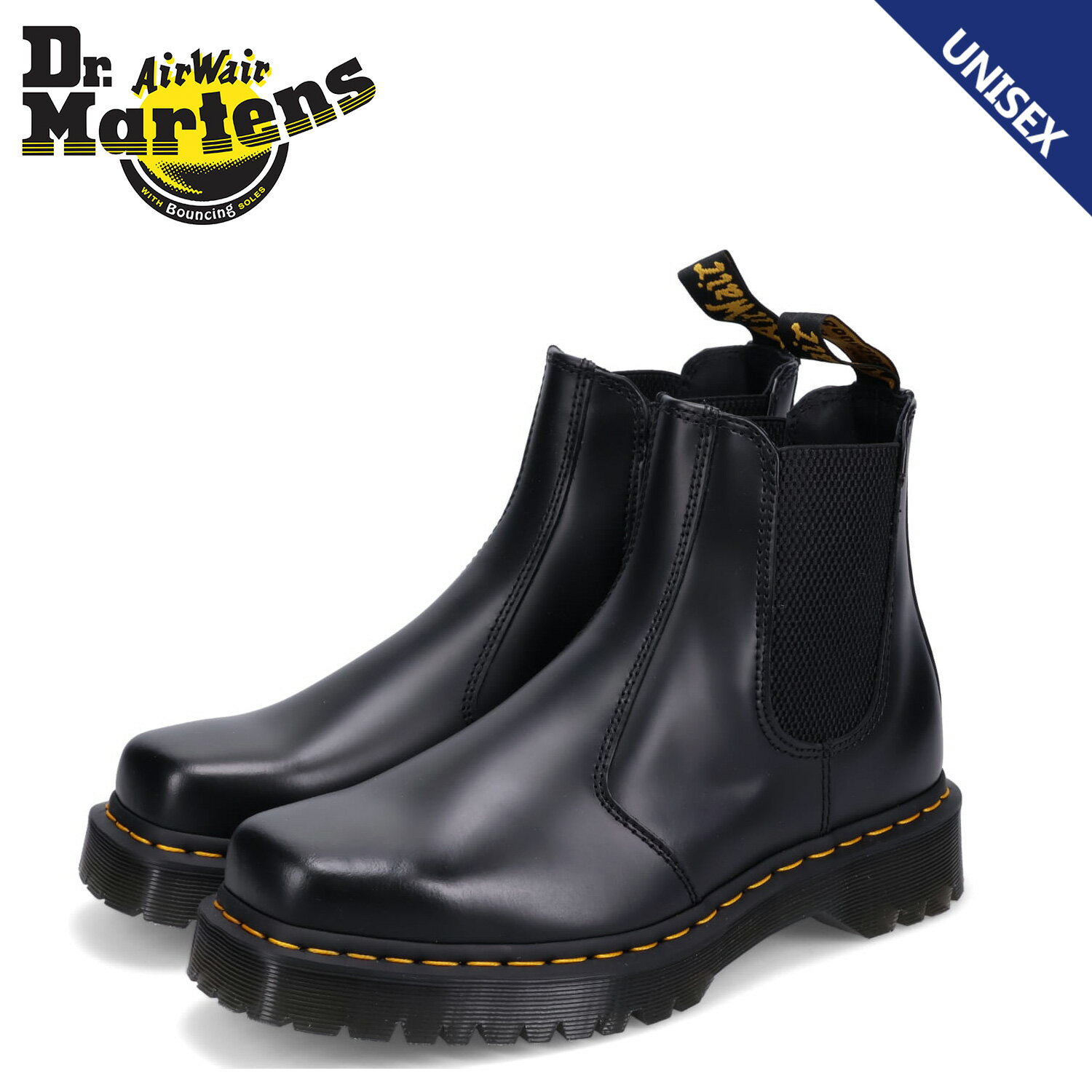 ドクターマーチン サイドゴアブーツ レディース 【最大1000円OFFクーポン配布中】 Dr.Martens ドクターマーチン 2976 サイドゴア ブーツ ベックス メンズ レディース 厚底 BEX ブラック 黒 27888001