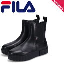 フィラ FILA サイドゴアブーツ サンドブラスト チェルシー レディース SAND BLAST CHELSEA ブラック 黒 WFW22054-001