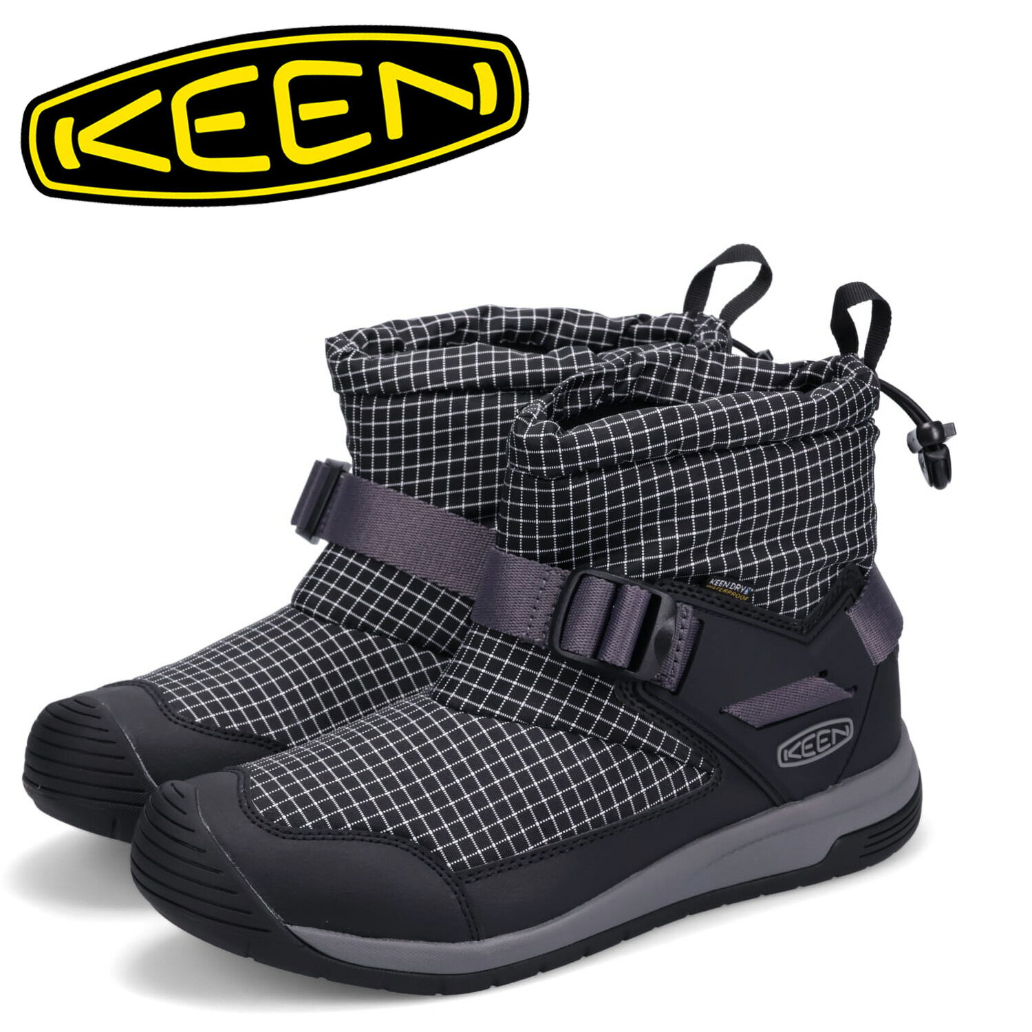 【最大1000円OFFクーポン配布中】 キーン KEEN ブーツ ウィンターブーツ フッドロメオ ウォータープルーフ メンズ 防水 軽量 HOODROMEO WP ブラック 黒 1026611