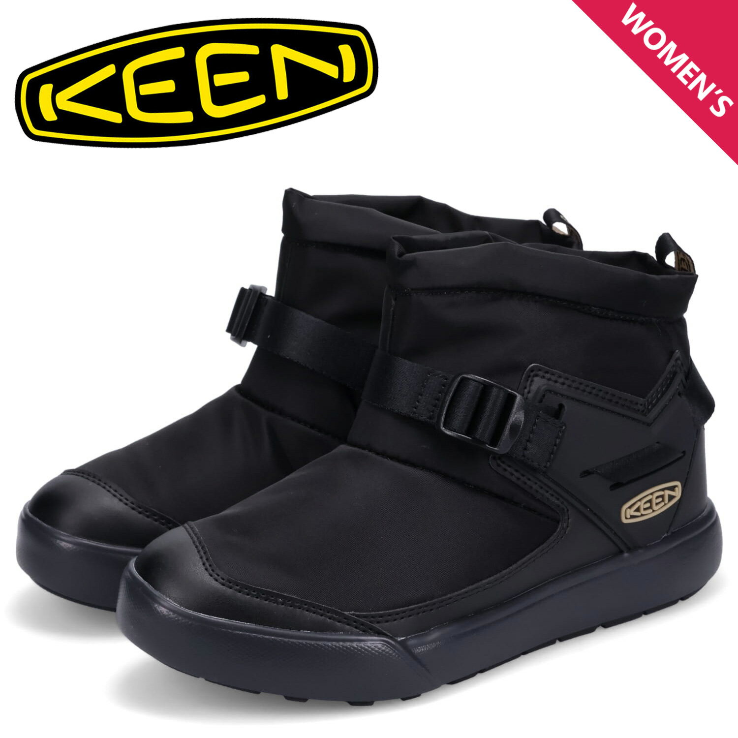 キーン ブーツ レディース 【最大1000円OFFクーポン配布中】 キーン KEEN ブーツ ウィンターブーツ フッドロメオ ミニ レディース HOODROMEO MINI ブラック 黒 1026797