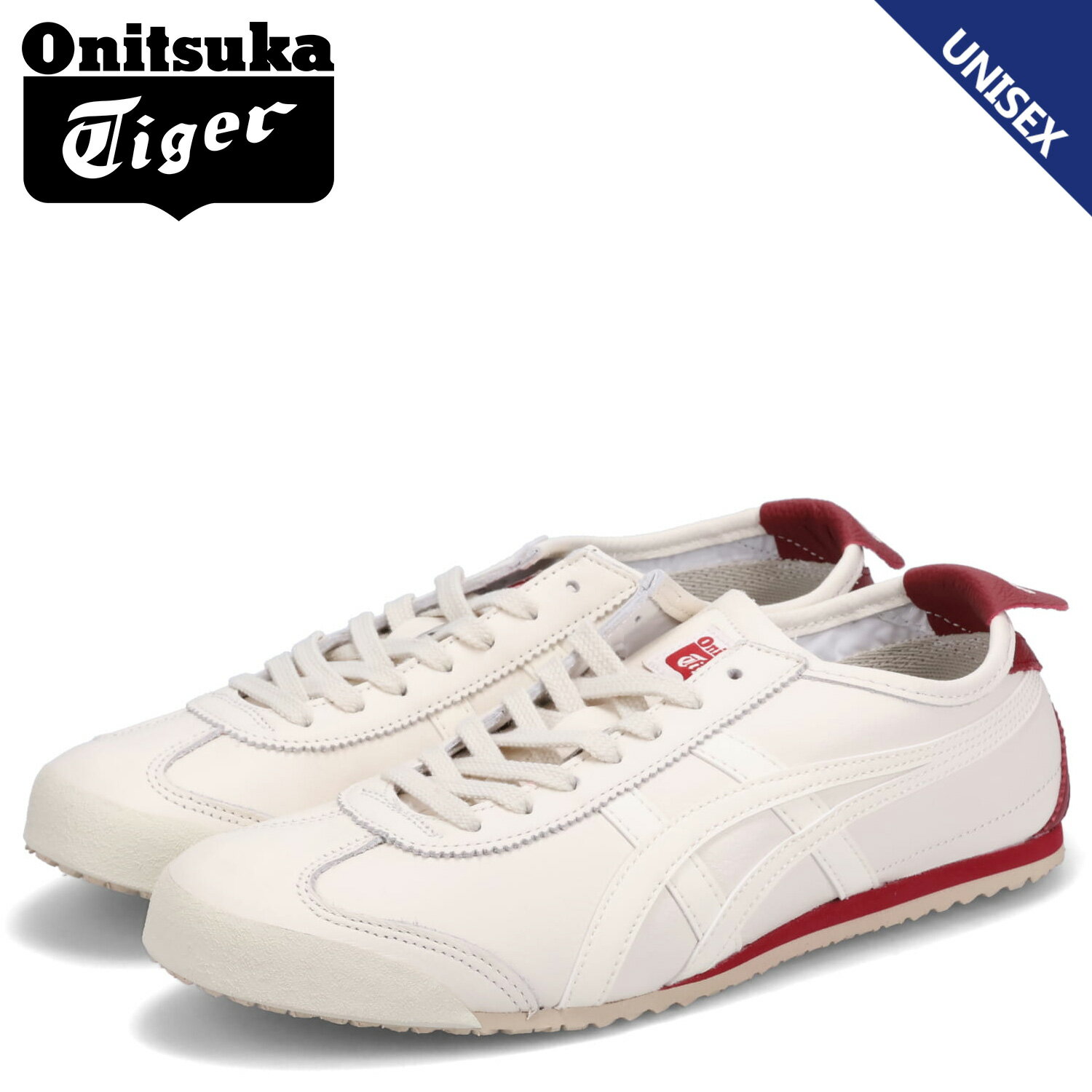 Onitsuka Tiger オニツカタイガー メキシコ 66 スニーカー メンズ レディース MEXICO 66 オフ ホワイト 白 1183B781-100