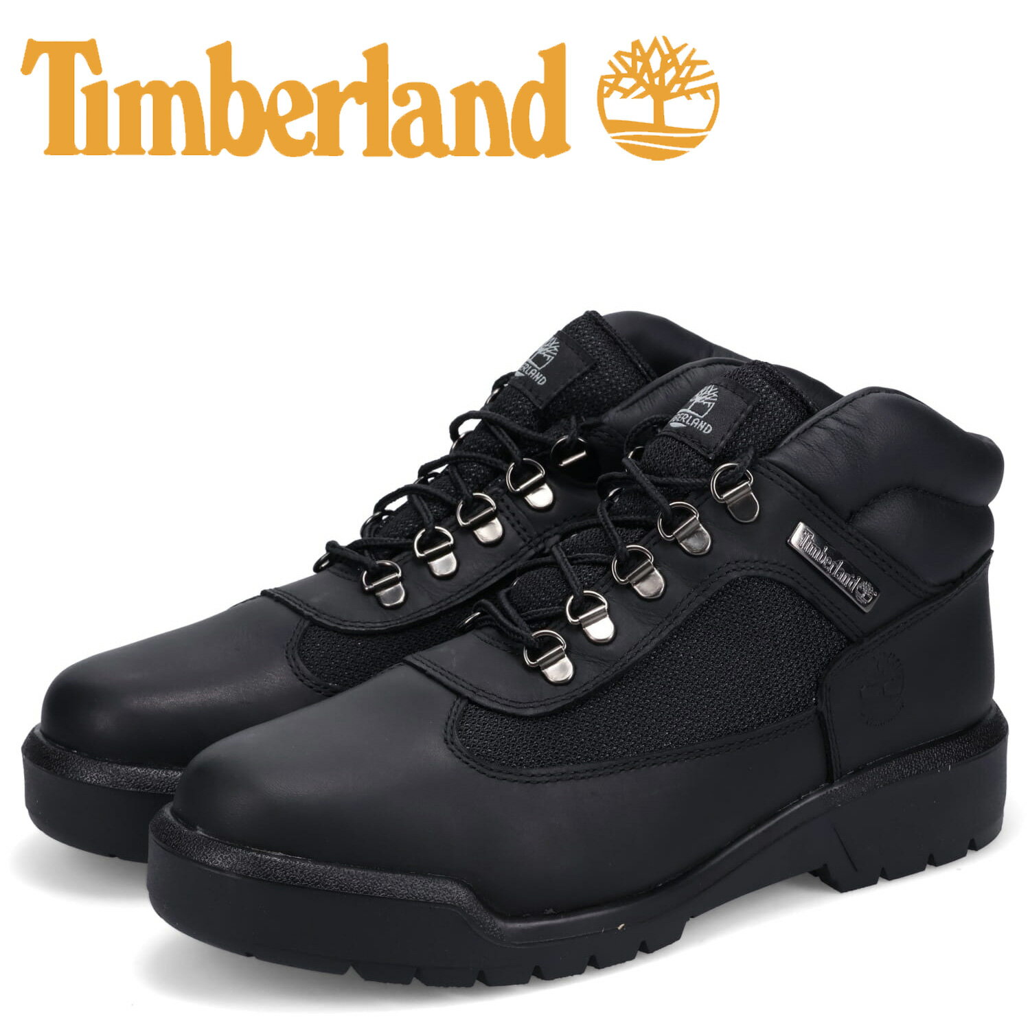 【最大1000円OFFクーポン配布中】 Timberland ティンバーランド ブーツ フィールドブーツ メンズ 防水 軽量 FIELD BOOT FL WP ブラック 黒 A17KY