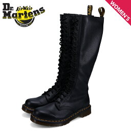 【最大1000円OFFクーポン配布中】 Dr.Martens ドクターマーチン 20ホール ブーツ ロングブーツ 1B60 レディース 20 EYE BOOTS ブラック 黒 23889001