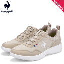 le coq sportif ルコック スポルティフ スニーカー ラ ローヌ レディース LA RHONE ベージュ QL3VJC05ER
