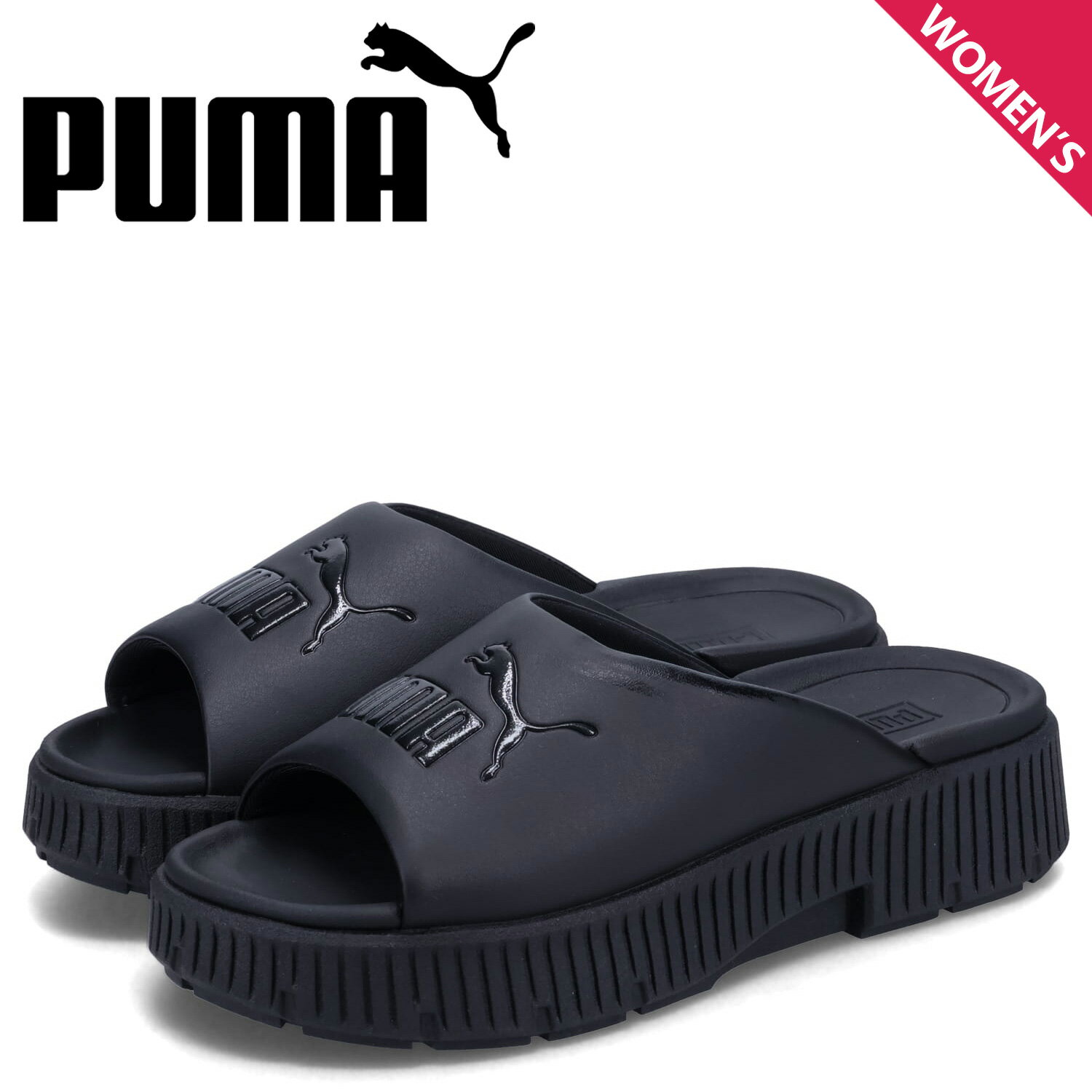 【最大1000円OFFクーポン配布中】 プーマ PUMA スライドサンダル ディナーラ スライド ウィメンズ レディース 厚底 DINARA SLIDE WNS ブラック 黒 388960-01