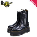 【最大1000円OFFクーポン配布中】 Dr.Martens ドクターマーチン サイドゴア チェルシー ブーツ レディース 厚底 サイドジップ 2976 MAX CHELSEA ブラック 黒 26903001