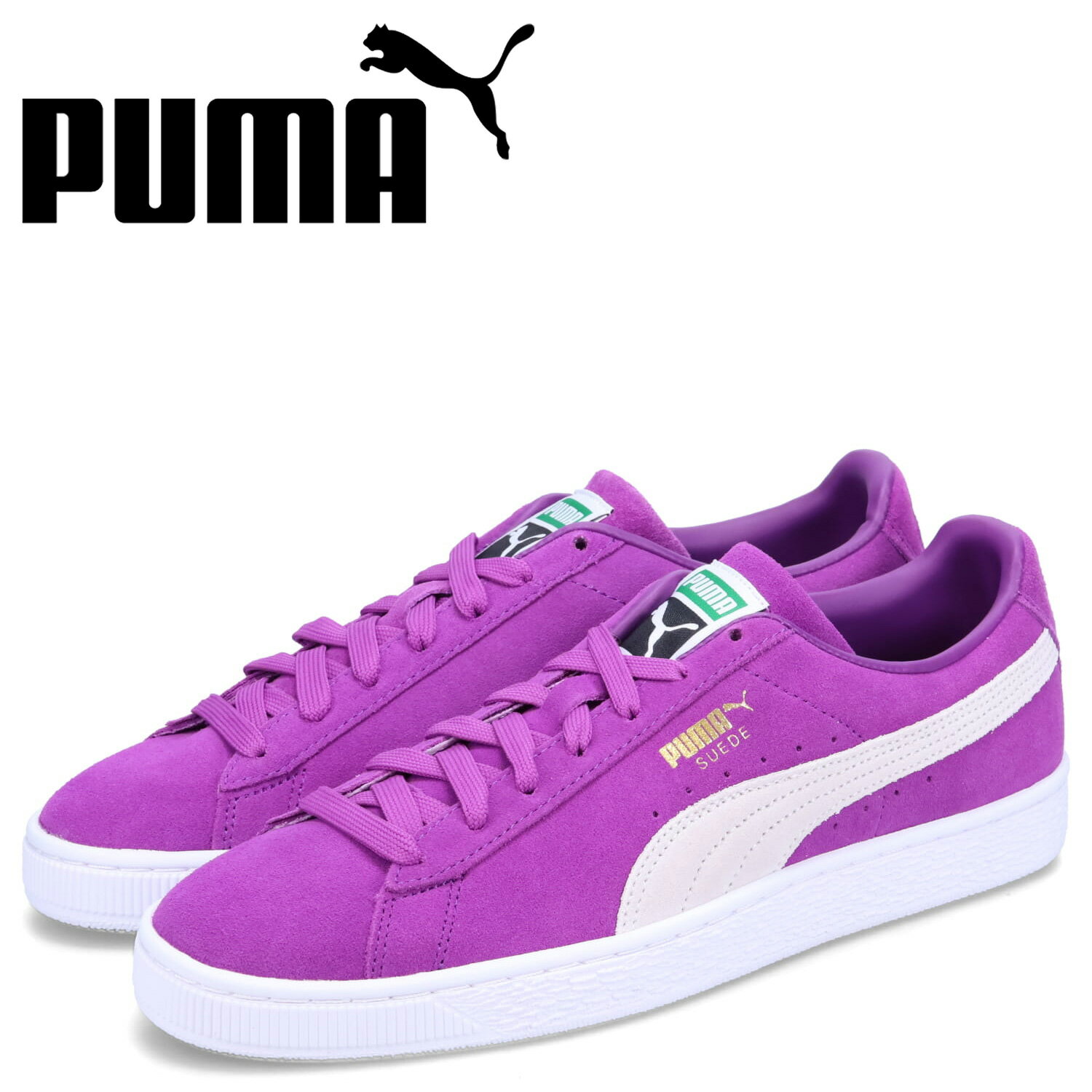 【最大1000円OFFクーポン配布中】 プーマ PUMA スウェード クラシック 21 スニーカー メンズ スエード SUEDE CLASSIC 21 パープル 374915-91