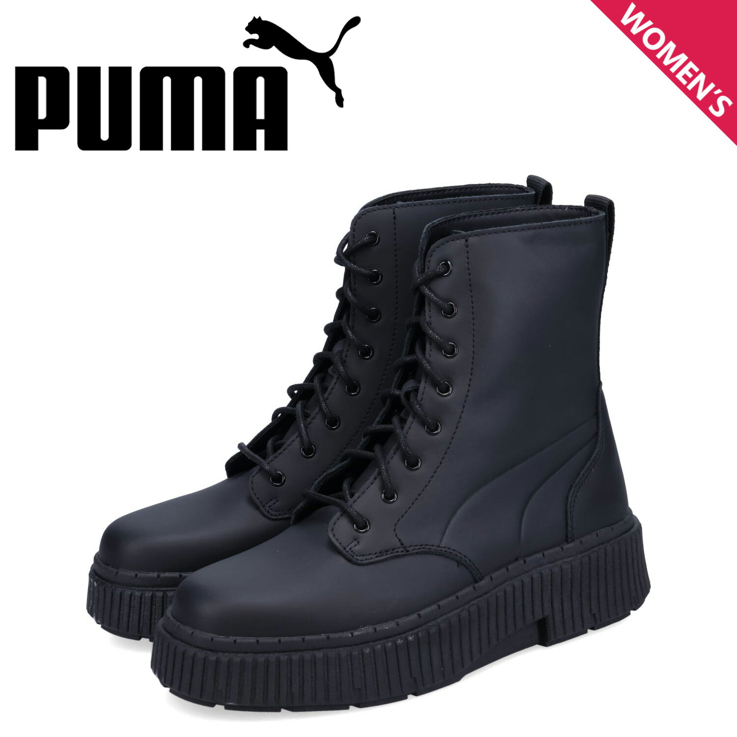 プーマ PUMA ブーツ ウィメンズ ディナーラ レディース 厚底 WOMENS DINARA BOOTS ブラック 黒 394786-01