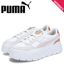 プーマ PUMA スニーカー メイズ スタック リュクス レディース 厚底 MAYZE STACK LUXE WNS オフ ホワイト 389853-08