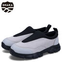 シャカ SHAKA スリッポン シューズ トレック スリップオン モック AT メンズ TREK SLIP ON MOC AT グレー SK-256