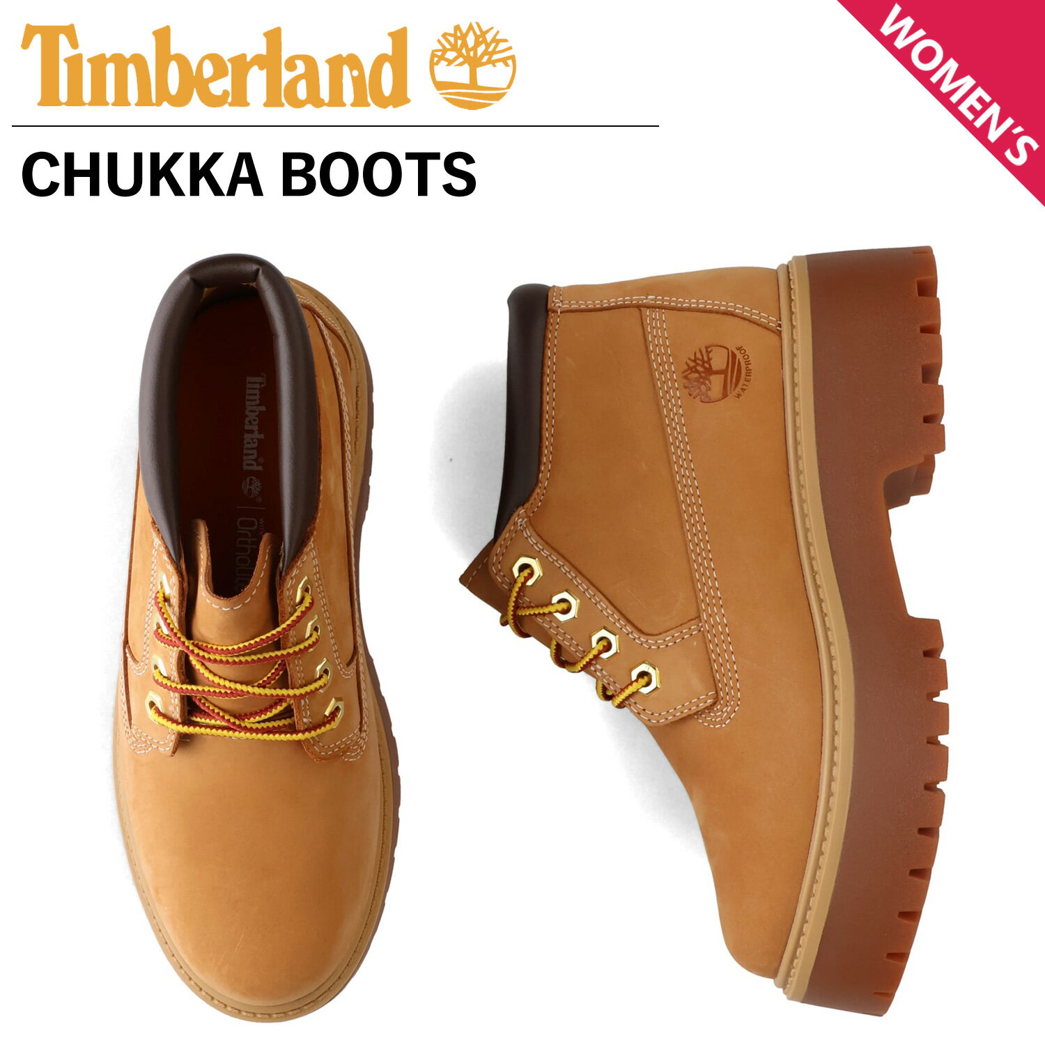 【最大1000円OFFクーポン発行中】 Timberland ティンバーランド ブーツ チャッカブーツ プレミアム ウォータープルーフ プラットフォーム レディ...