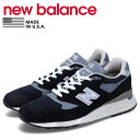  new balance ニューバランス 998 スニーカー メンズ Dワイズ MADE IN USA ブラック 黒 U998BL