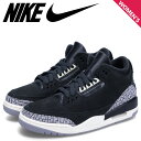 NIKE ナイキ エアジョーダン3 レトロ スニーカー レディース WMNS AIR JORDAN 3 RETRO ブラック 黒 CK9246-001