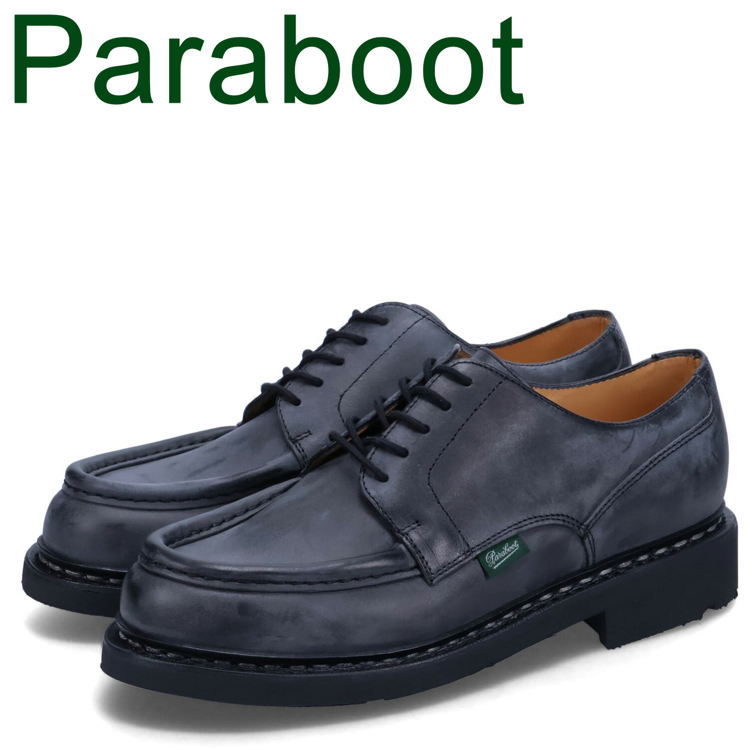 【最大1000円OFFクーポン配布中】 PARABOOT パラブーツ ヴィランドリー レザーシューズ ビジネス メンズ 本革 VILLANDRY ブラック 黒 230212